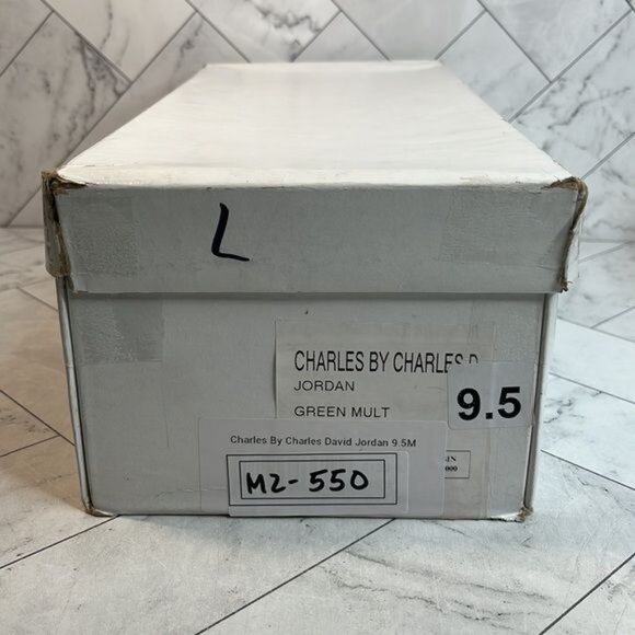 NWT Charles by Charles David Womens Jordan Green Multi Platform Wedges 9.5M - Picture 9 of 9